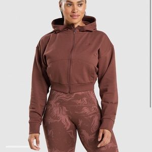 Gymshark Cropped Zip Hoodie